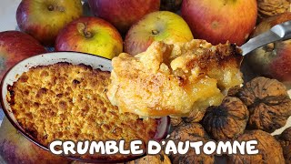 CRUMBLE DAUTOMNE POMMES et NOIX [upl. by Intirb]