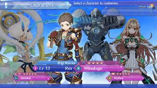 Perplexed Stoyan Xenoblade Chronicles 2 Party level 1 New Game Plus [upl. by Sosna]