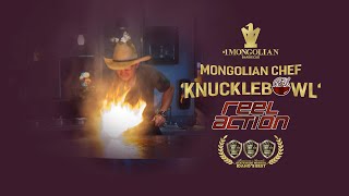 1MBBQ  MONGOLIAN CHEF KNUCKLEBOWL REEL ACTION  COWBOY CHEF  1MONGOLIAN BBQ idaho food [upl. by Ali]