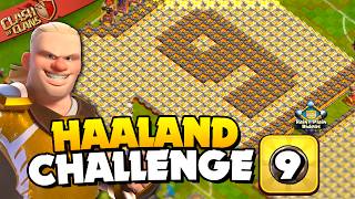 Easily 3 Star Noble Number 9  Haaland Challenge 9 Clash of Clans [upl. by Notkcorb]