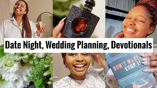 Weekend Vlog  Date Night  Wedding Planning Devotionals amp Homemaking [upl. by Ynes]