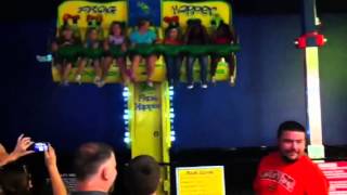 Incredible Pizza Frog Hopper Ride Newest Attraction  Tulsa OK [upl. by Corenda]