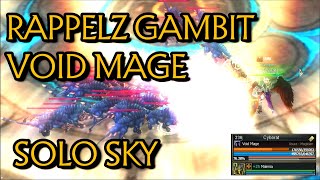 Rappelz Gambit  Void Mage  Lich Lv 236 Solo Sky [upl. by Annaili]