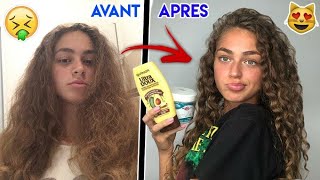 ROUTINE CHEVEUX BOUCLÉS➿ FACILE [upl. by Aipotu390]