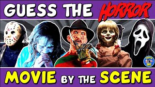 Guess The quotHORROR MOVIE BY THE SCENEquot QUIZ 🎬😱  CHALLENGE TRIVIA [upl. by Aniez85]