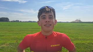 Stijn Vlieland wint de Salverda Omloop van de IJsseldelta bij de nieuwelingen [upl. by Jonah]