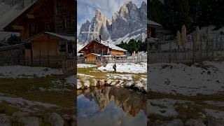 Lost in the view ❄️🍁🏔️ dolomiti dolomite dolomites dolomiten mountains mountain trentino [upl. by Gastineau872]