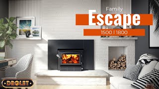 DROLET  Escape 1500  1800 Wood Inserts [upl. by Odranreb]