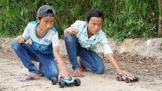 NERF GUN RC CARS BATTLE [upl. by Grannia]