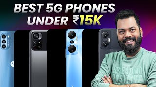 Top 5 Best 5G Smartphones Under ₹15000 Budget⚡May 2023 [upl. by Yenohtna]