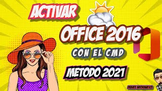 Como Activar Office 2016 sin Programas 100 Efectivo 【Con el CMD】 [upl. by Aiza582]