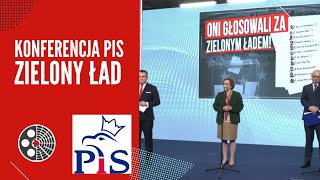 Zielony Ład  Konferencja europosłów PiS [upl. by Rodmur]