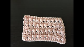 Tuto motif pour couverture au crochet [upl. by Yddeg]