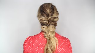 The Stacked Topsy Tail Braid Tutorial [upl. by Innavoj]