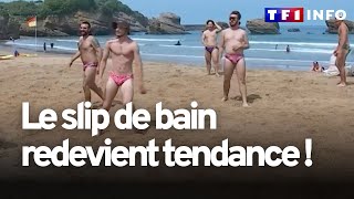 Et oui le slip de bain redevient tendance [upl. by Akcirederf]