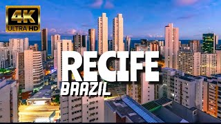 Recife Brazil In 4K By Drone  Amazing View Of Recife Brazil [upl. by Liuqnoj]