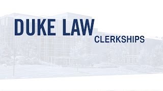 Judicial Clerkships at Duke Law [upl. by Seilenna]