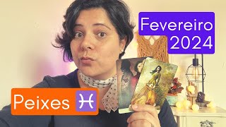 PEIXES ♓️ • FEVEREIRO 2024 • IMPACTANTE O QUE SENTI NESSA LEITURA CONFIRA O QUE EU VI PARA VOCÊ [upl. by Oivat]