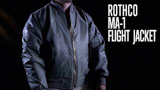 MA1 Flight Jacket  Rothco Product Breakdown [upl. by Saimon]