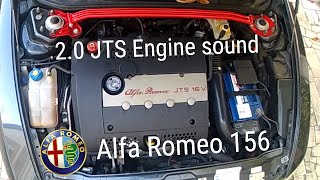 Alfa Romeo 156 20 JTS engine sound CAI  Exhaust [upl. by Dodds956]