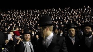 Thousands of Orthodox Jews celebrate Lag BaOmer festival [upl. by Ridley]