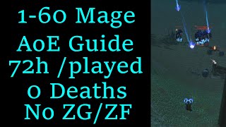 Classic WoW AoE Mage Leveling Alliance guide  160 [upl. by Kirt943]