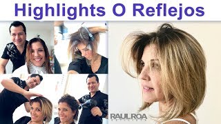 Highlights O Reflejos RAUL ROA ESTILISTA [upl. by Telimay356]