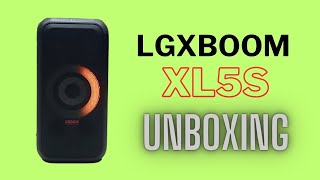 LG XBOOM Party Speaker XL5S Unboxing LG XBoom partyspeaker [upl. by Hnil]