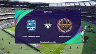 Bahir Dar Kenema FC vs Sidama Bunna 25062023 BetKing Ethiopian Premier League PES 2021 [upl. by Elocon]