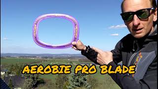 AEROBIE PRO BLADE 🥏 optical check and a happy return like a Boomerang 🪃 aerobie [upl. by Otrebla]