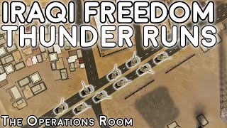 Thunder Runs in Basra  Operation Iraqi Freedom  Animated [upl. by Jermayne239]