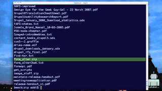 Command Line Basics 4 Using Zip and Tar on Command Line [upl. by Llertak]