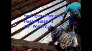 Heat  Roof Insulation Malaysia  Contact Sales  016 2555632  012 6255512 [upl. by Ormsby]