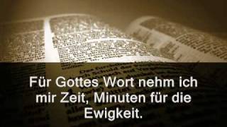 Für Gottes Wort nehm ich mir Zeit [upl. by Huldah659]