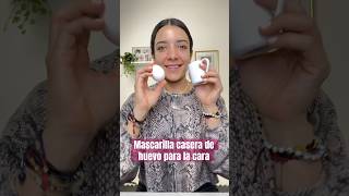 Mascarilla CASERA de huevo y miel para suavizar tu piel tips beauty mascarillacasera [upl. by Orabel919]