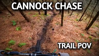 One of the best UK MTB trail Centers  Cannock Chase Follow the Dog amp Monkey Full POV 2023 [upl. by Waller]