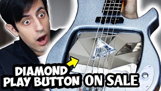 YouTuber SELLS his DIAMOND Play BUTTON  Davie504 Diamond Bass  YouTube Facts  shorts [upl. by Dey421]