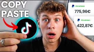 TikTok COPY PASTE Verdiene 432€Tag mit dieser GENIAL EINFACHEN Strategie 💸 Online Geld Verdienen [upl. by Sauls329]