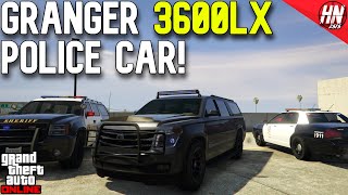 How To Make A Granger 3600LX Police Car In GTA Online [upl. by Ahsilram]