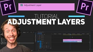 How To Add Adjustment Layers In Premiere Pro CC [upl. by Dov]