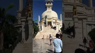 Shanti Stupa I Dhauligiri I Buddhist I Odisha shorts viralshorts [upl. by Hinkel924]