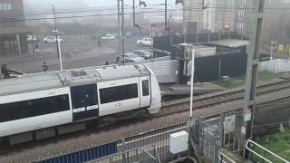 Trains at Rainham HS1 171216 [upl. by Eellek84]