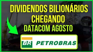 PETR4 PETROBRAS DATACOM CHEGANDO NOVOS DIVIDENDOS BILIONÁRIOS dividendos investir bolsadevalores [upl. by Halonna]