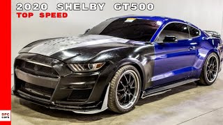 2020 Ford Mustang Shelby GT500 Top Speed [upl. by Nesyrb]