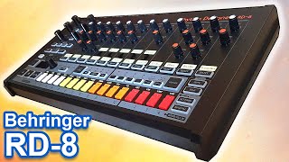 BEHRINGER RD8  Review Tutorial amp Demo  Analog Drum Machine [upl. by Waldon946]