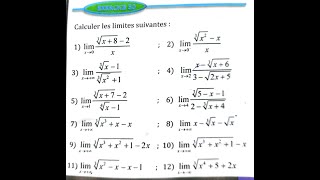 Limite et continuité 2 bac SM Ex 50 page 57 Almoufid [upl. by Irb822]