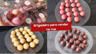 Aprender a fazer brigadeiros para vender na rua faça e venda [upl. by Allista328]