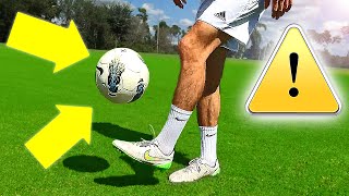 SoccerFootball Juggling Tutorial  The Basics for Kids amp Beginners [upl. by Dnob]