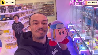 I won my first ever claw machine game Vlog 4 [upl. by Ennahs]