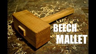 Woodworking  Beech Wood Joiners Mallet [upl. by Gambrill]